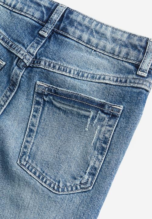 H&M - Relaxed tapered fit jeans - blue