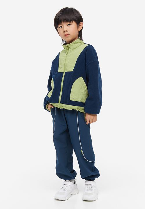 H&M - Oversized fleece jacket - blue multi