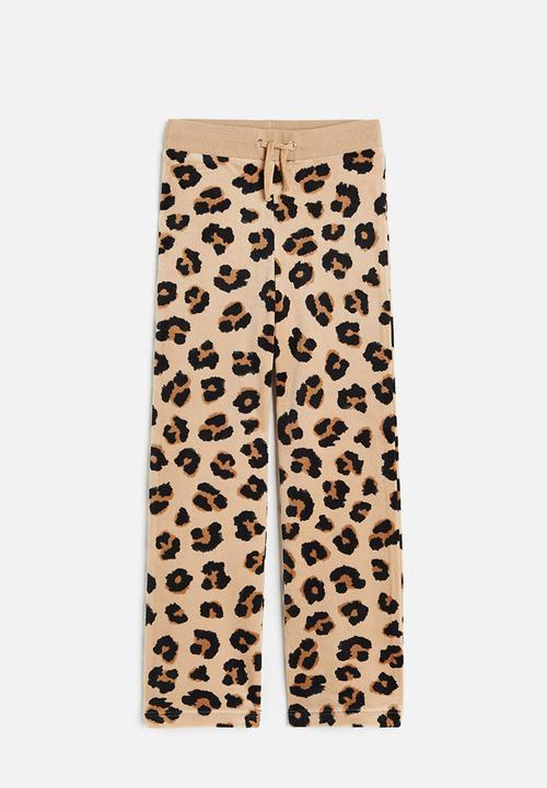 H&M - Velour trousers - beige