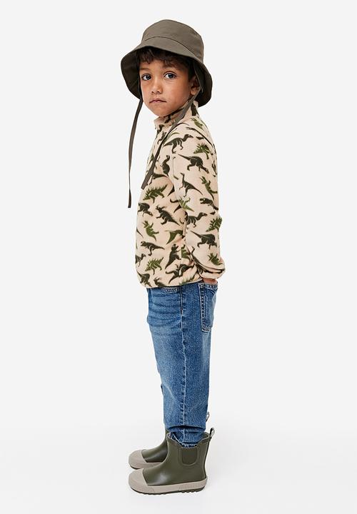 H&M - Fleece jacket - beige & dinosaurs 
