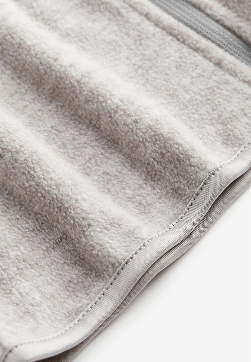 H&M - Fleece jacket - light grey marl