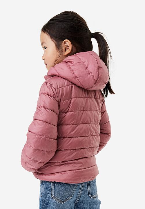 H&M - Water-repellent puffer jacket - dusty rose