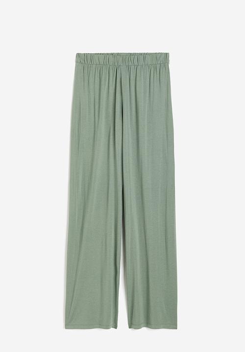 H&M - Loose fit trousers - green