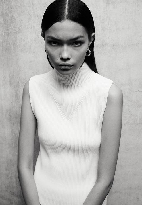 H&M - Rib-knit vest top - white