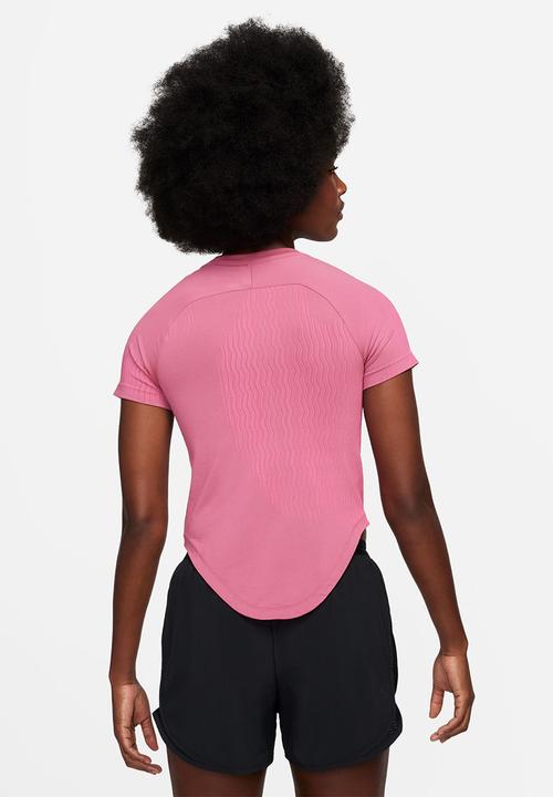 nike pink running shirt