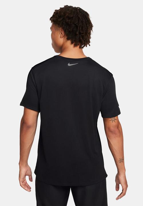 Nike - Miler Flash Dri-FIT UV ss running tee - black/reflective silver
