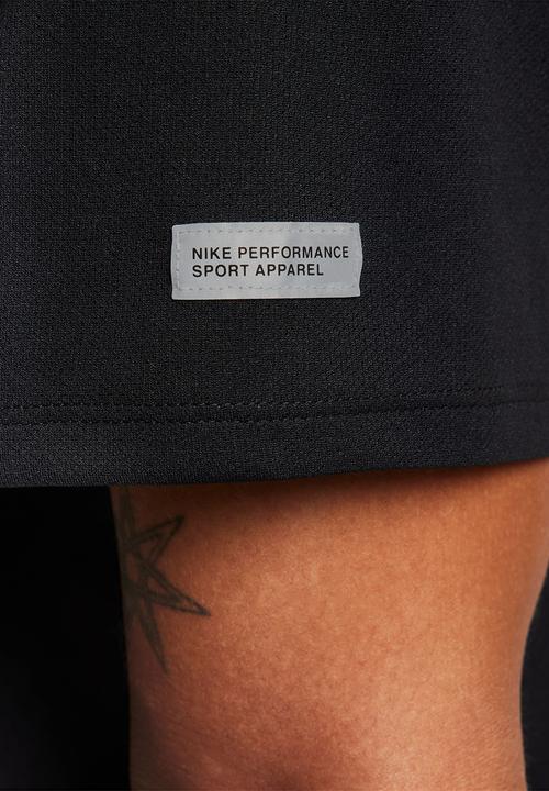 Nike - Miler Flash Dri-FIT UV ss running tee - black/reflective silver