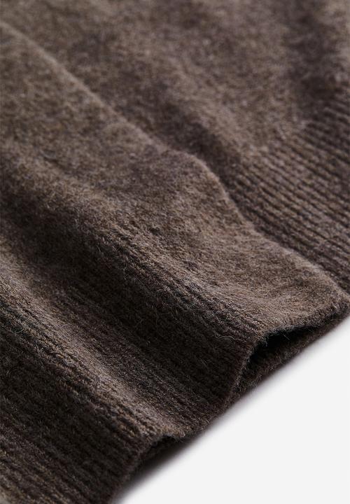 H&M - Long cardigan - dark mole