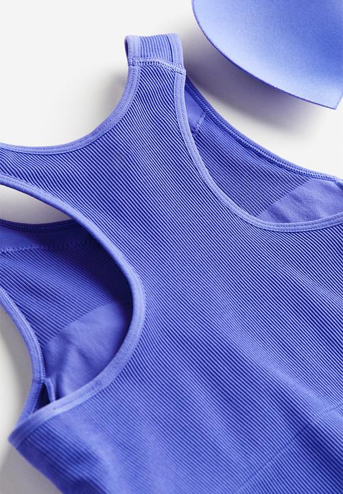 H&M - Drymove™ medium support sports bra - lavender blue