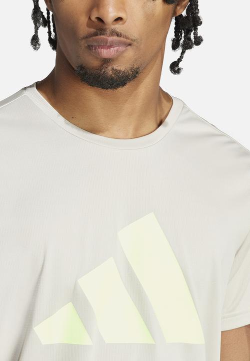adidas Performance - Run it tee - mid-grey