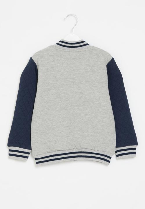 Pop Candy - Baseball jacket - grey & navy
