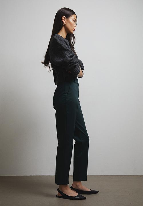 H&M - Cigarette trousers - green