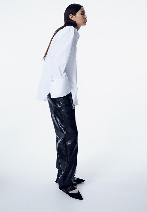 H&M - Oversized cotton shirt - white