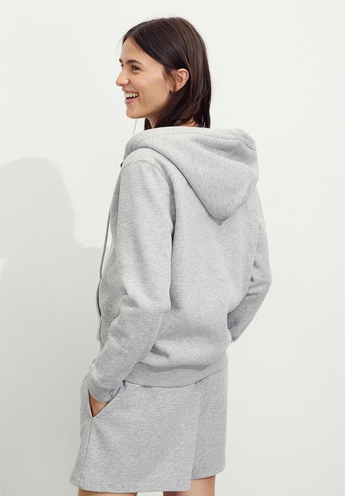 H&M - Zip-through hoodie - grey