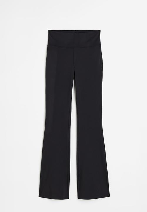 H&M - Flared leggings - black