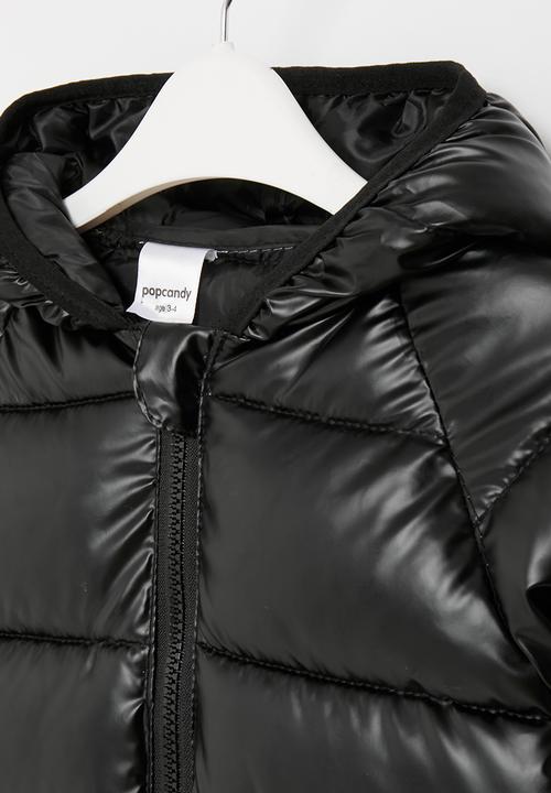 Pop Candy - Metallic hooded puffer jacket - unisex