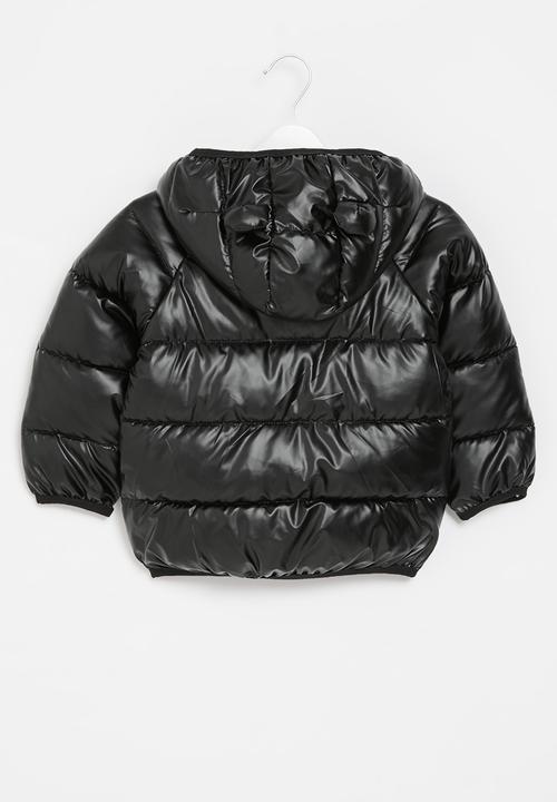 Pop Candy - Metallic hooded puffer jacket - unisex