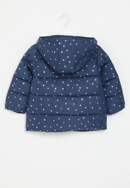 Pop Candy - Printed padded jacket - blue