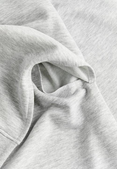 H&M - Mama before & after maternity/nursing sweatshirt - light grey marl