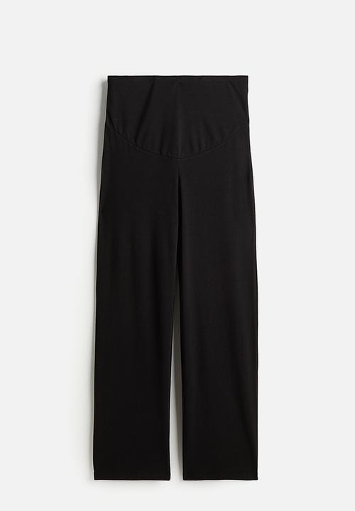 H&M - Mama before & after jersey trousers - black