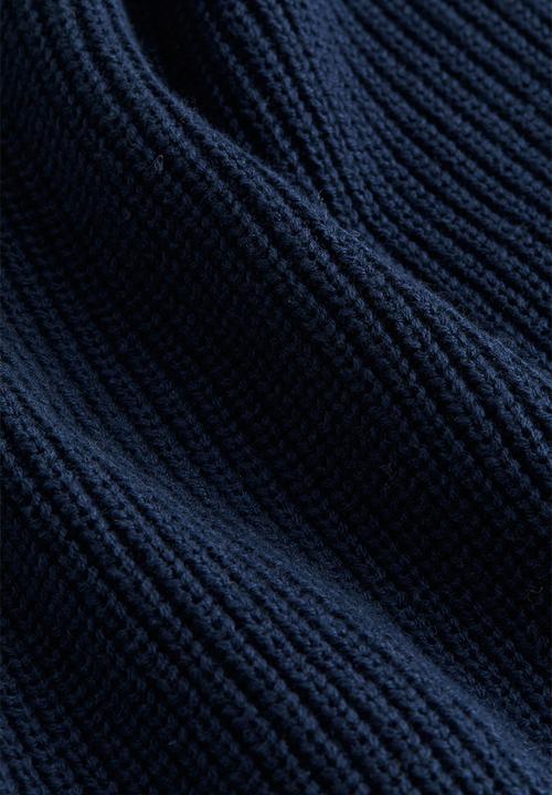 H&M - Rib-knit jumper - navy blue