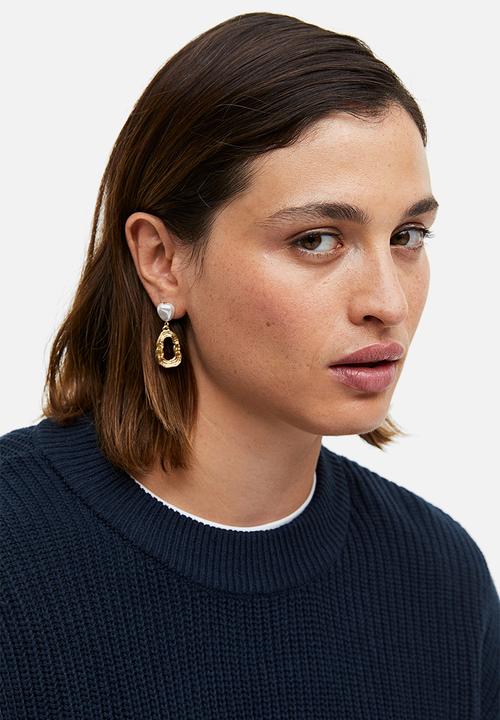 H&M - Rib-knit jumper - navy blue