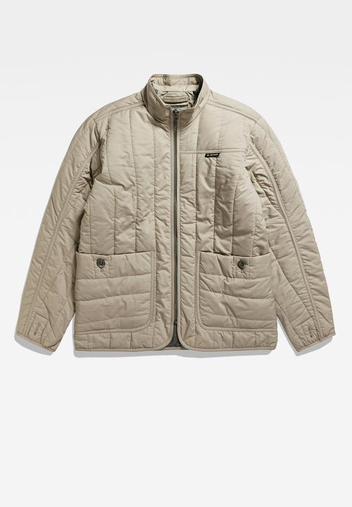 G-STAR - Liner Overshirt Manor poplin - elephant skin