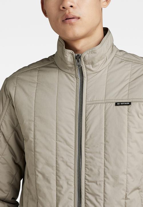 G-STAR - Liner Overshirt Manor poplin - elephant skin