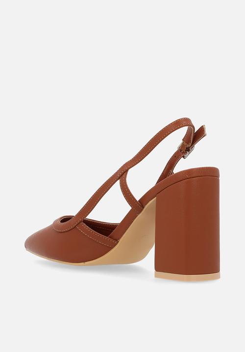 Madison® - Paula slingback block heel - tan
