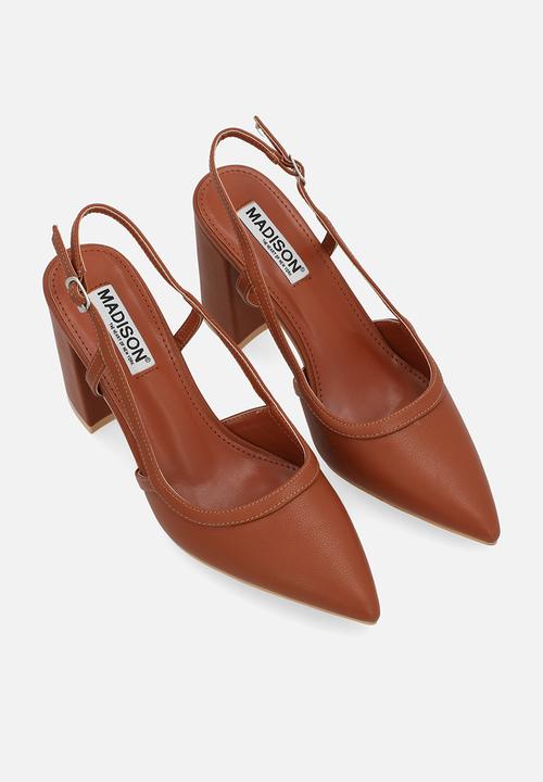 Madison® - Paula slingback block heel - tan