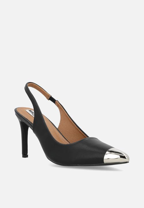 Madison® - Paola slingback court - black & silver