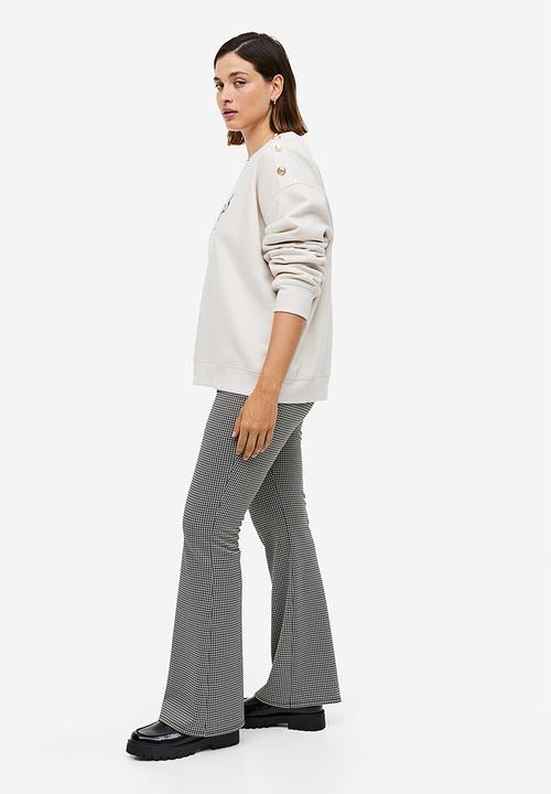 H&M - Flared leggings - black