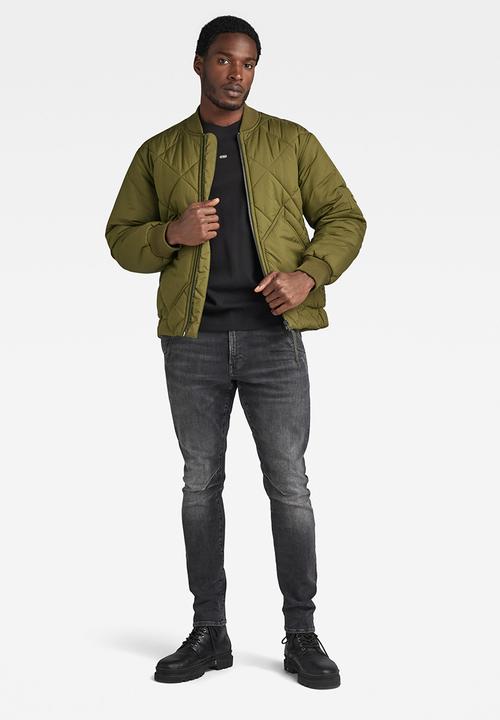 G-STAR - Diamond Qlty Bomber Unic matte lite r wr - dark olive