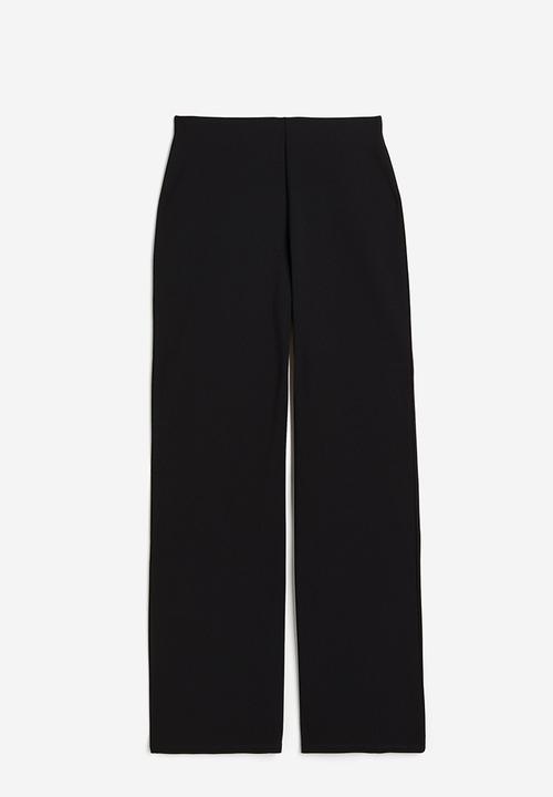 H&M - Jersey trousers - black