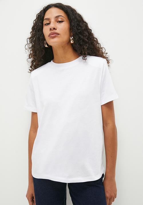 Superbalist - Shoulder pads tee - white