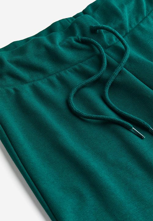 H&M - Straight joggers - dark green