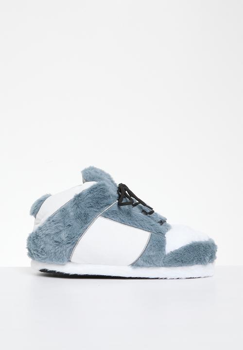 Pop Candy - Novelty slippers - blue & white