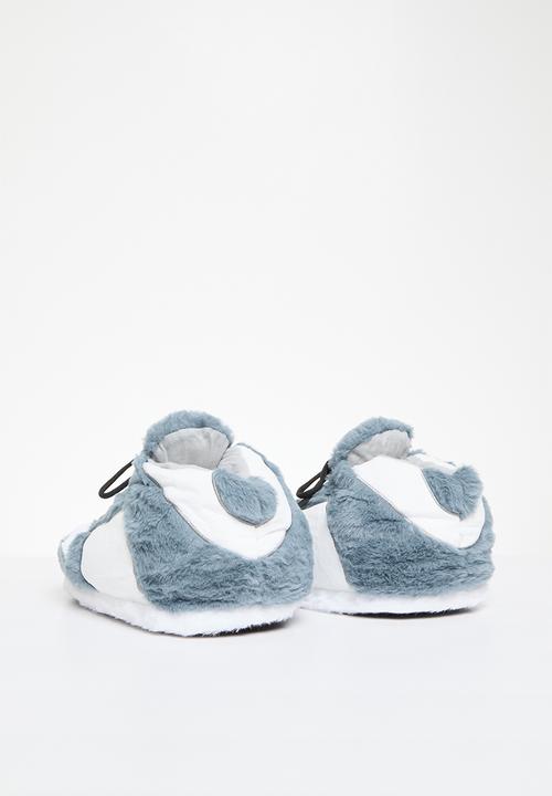 Pop Candy - Novelty slippers - blue & white