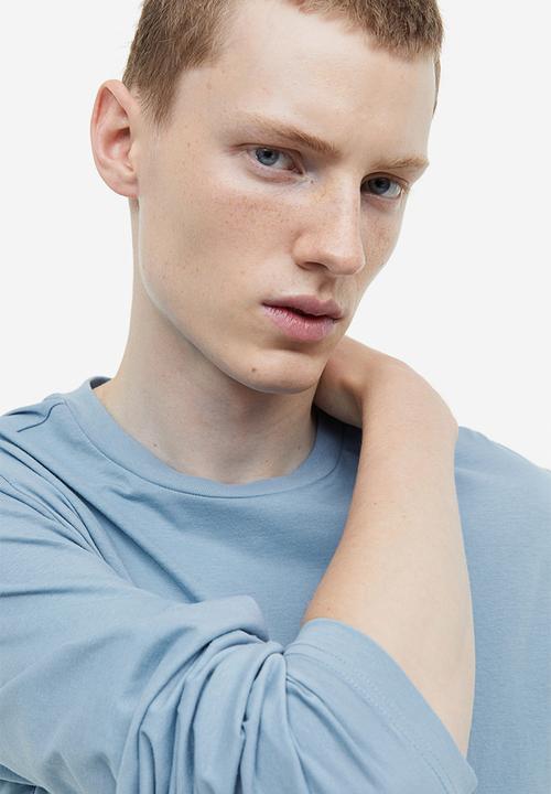 H&M - Regular fit jersey top - blue