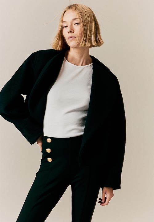 H&M - Heavy jersey leggings - black