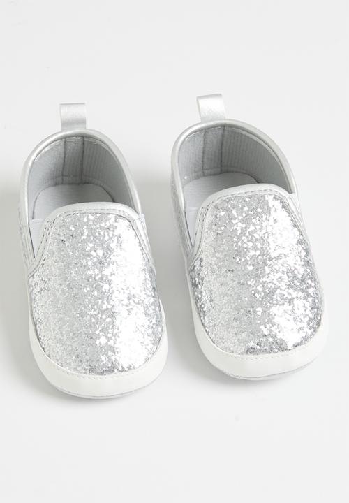 Pop Candy - Slip on metallic sneakers - silver