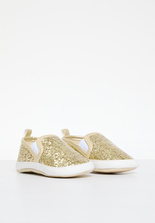 Pop Candy - Slip on metallic sneakers - gold
