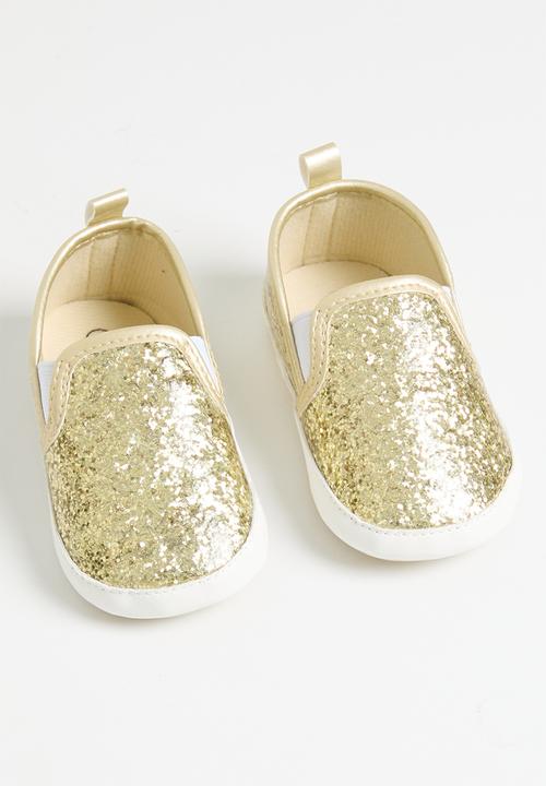 Pop Candy - Slip on metallic sneakers - gold