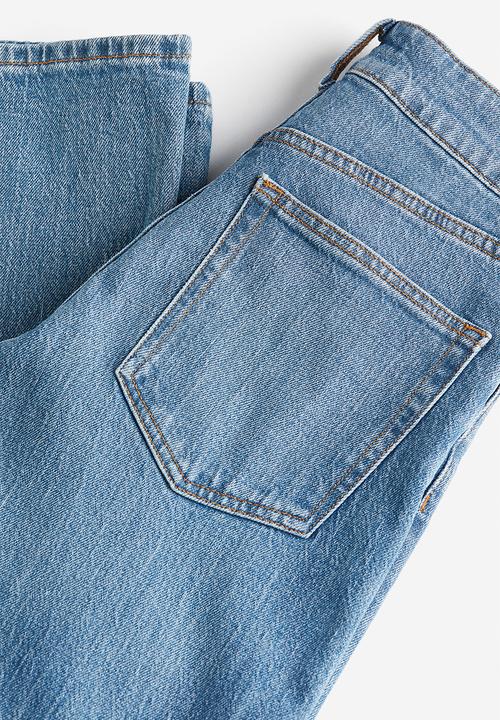 H&M - Wide high jeans - denim blue