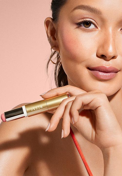 Stila - Blush & Bronze Hydro-Blur Cheek Duo - Grapefruit & Caramel