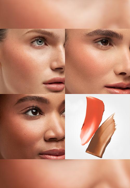 Stila - Blush & Bronze Hydro-Blur Cheek Duo - Papaya & Tan