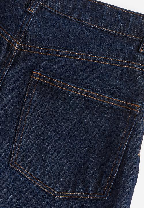 H&M - Wide regular jeans - dark denim blue