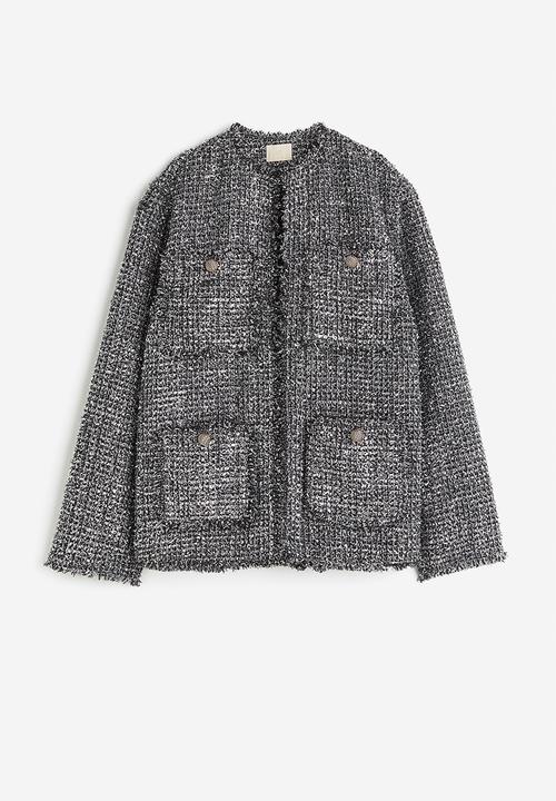 H&M - Textured jacket - grey marl