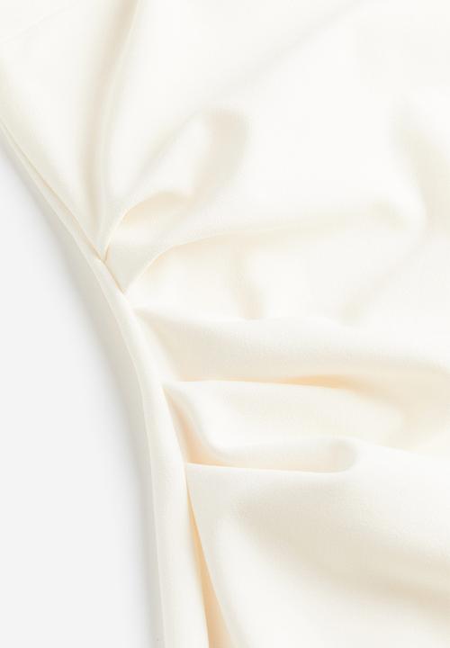 H&M - Pleated tube dress - white