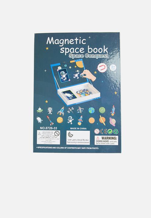 Pop Candy - Printed magnetic journal - blue